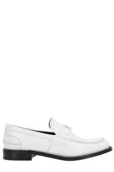 Prada | Prada Triangle-Logo Slip-On Loafers
