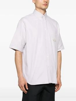 Fendi | Oxford shirt with fendi crest embroidery