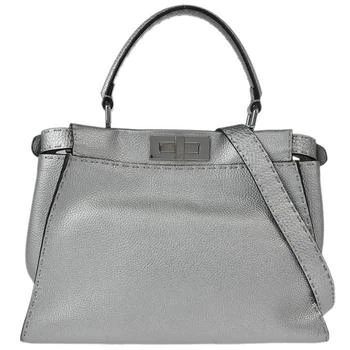 Fendi | Selleria Peekaboo Bag Rigid Leather Leather Handbag (Pre-Owned)