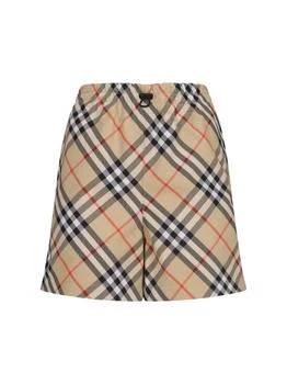 Burberry | Burberry EKD Motif Checked Shorts