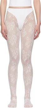 Off-White Rebrodé Lace Tights