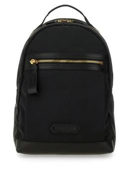 Tom Ford | Tom Ford Logo-Patch Zipped Backpack