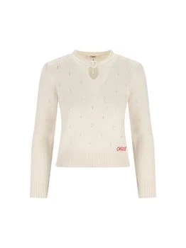 Chloé | Chloé Logo Embroidered Knitted Jumper
