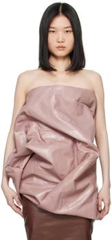 Rick Owens | Pink Lido Hun Leather Camisole