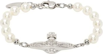 Vivienne Westwood Mini Bas Relief Faux-Pearl Bracelet
