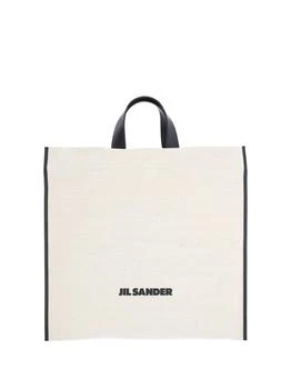 Jil Sander | Jil Sander Logo Printed Top Handle Bag