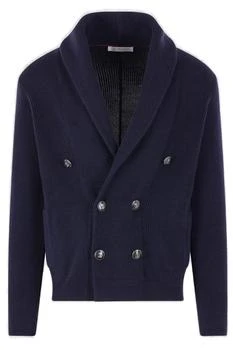 Brunello Cucinelli | Brunello Cucinelli Double-Breasted Knitted Cardigan