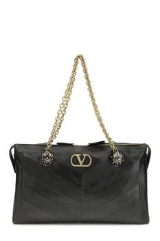 Valentino | Valentino Growl VLogo Signature Medium Shoulder Bag