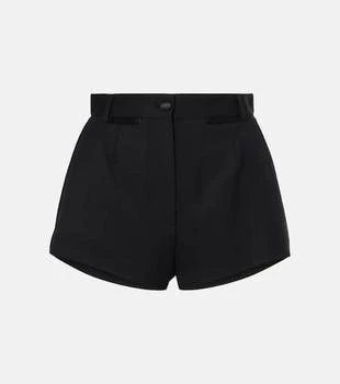 Dolce 
Gabbana | High-rise wool and silk shorts