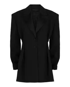 Givenchy | Pleated Single-Breasted Blazer