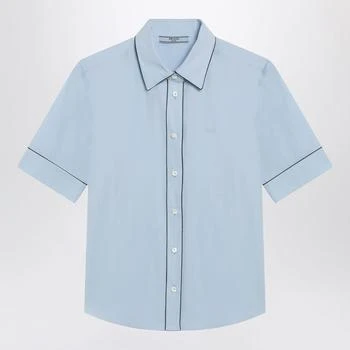 Prada | Prada Contrast-Trim Short-Sleeved Shirt