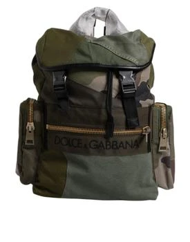 Dolce & Gabbana | Military Patchwork Travel Backpack Men's Bag