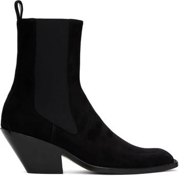 Khaite | Black Austin Ankle Chelsea Boots
