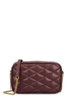 Yves Saint Laurent | Saint Laurent Logo Plaque Zip-Up Shoulder Bag