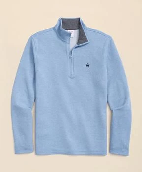 Brooks Brothers Cotton Blend Pique Quarter-Zip
