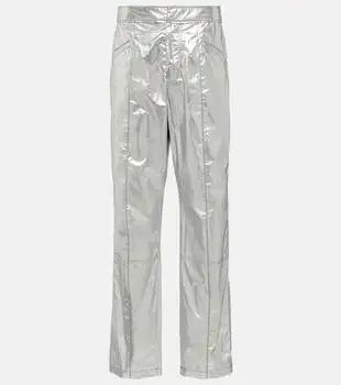 Isabel Marant | Anea high-rise coated cotton pants