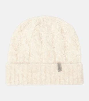 Brunello Cucinelli | Cable-knit mohair beanie