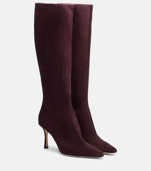 Jimmy Choo | Agathe 85 suede knee-high boots