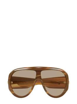 Bottega Veneta | Bottega Veneta Eyewear Scudo Shield Sunglasses