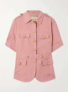 Valentino | Cashmere And Cotton-blend Canvas Jacket  - IT36