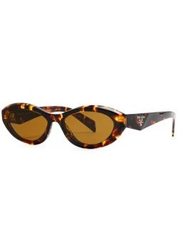Prada | Oval-frame sunglasses