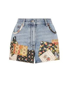 Valentino | Valentino Patchwork Denim Shorts