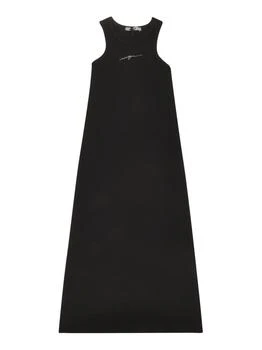 MSGM Kids Logo Embroidered Sleeveless Dress