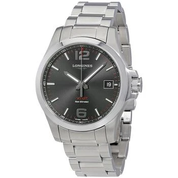 Longines Conquest V.H.P. Perpetual Black Dial Men's Watch L3.716.4.56.6