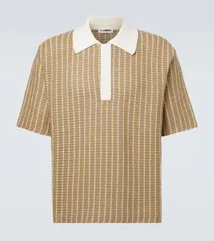 Jil Sander | Knitted cotton polo shirt