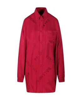 Balenciaga | Balenciaga Collared Long-Sleeve Shirt