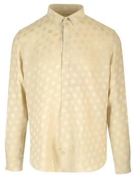 Yves Saint Laurent | Saint Laurent Dotted Long-Sleeved Shirt