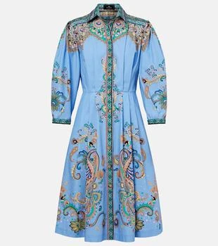 ETRO | Printed cotton shirt dress