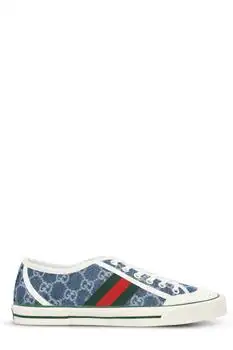 Gucci | Gucci Web Detailed Lace-Up Sneakers
