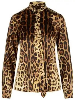 Dolce & Gabbana | Dolce & Gabbana Leopard Printed Shirt