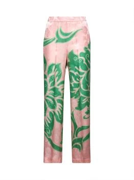 ETRO | Etro Rose Jacquard Pressed Crease Trousers