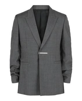 Givenchy | Slim-Fit Metal Bar Structured Blazer