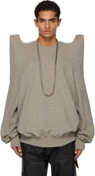 Rick Owens | Gray Concordians Tecsweat Sweatshirt