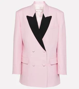 Valentino | Crêpe Couture double-breasted blazer
