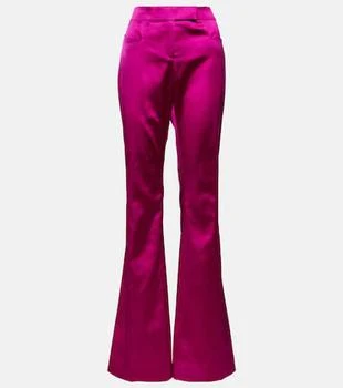 Tom Ford | Low-rise flared satin pants