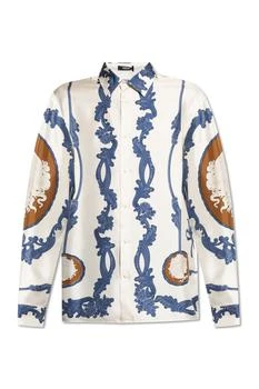 Versace | Versace Pattern-Printed Long-Sleeved Shirt