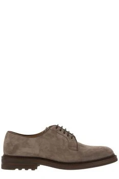 Brunello Cucinelli | Brunello Cucinelli Round-Toe Lace-Up Derby Shoes