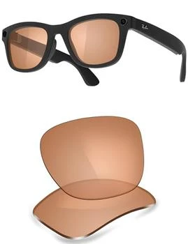 ThunderClap ThunderClap POLARIZED Replacement Lenses Compatible with Ray-Ban Meta Wayfarer RW4006 50mm | RW4008 53mm Smart Glasses