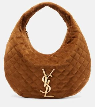 Yves Saint Laurent | Icare Medium quilted suede shoulder bag