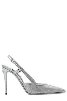 Dolce & Gabbana | Dolce & Gabbana Crystal-Embellished Pointed-Toe Pumps