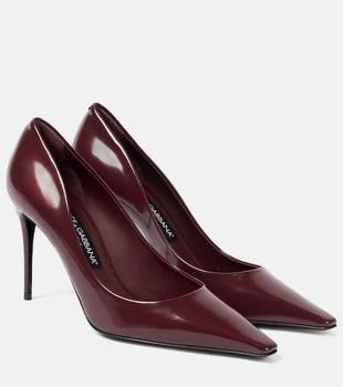 Dolce 
Gabbana | Cardinale 90 polished leather pumps