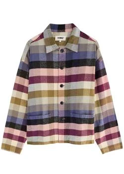 PJ checked cotton-flannel overshirt