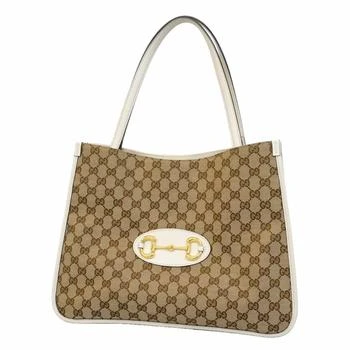 Gucci | ivory Canvas Tote Bag (Pre-Owned)