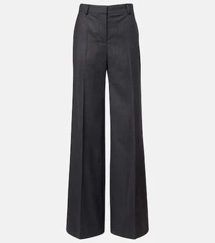 Stella McCartney | Wool flannel wide-leg pants
