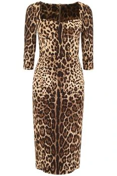 Dolce & Gabbana | Dolce & Gabbana Leopard Printed Dress