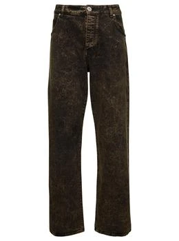 Balmain | Balmain Distressed Straight Leg Jeans